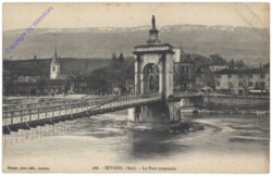 Seyssel, Le Pont suspendu