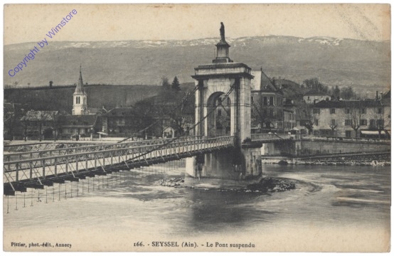 Seyssel, Le Pont suspendu