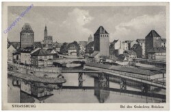 ak156666 Strassburg, Bei den Gedeckten Brücken