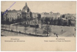 ak156681 Strassburg, Kaiserpalast und Ministerium