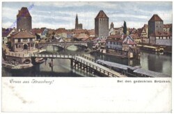 ak156684 Strassburg, Bei den Gedeckten Brücken