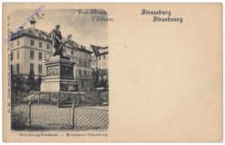 Strassburg, Gutenberg-Denkmal