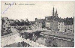 ak156698 Strassburg, Blick vom Schlachthausstaden