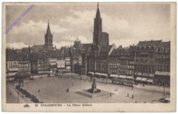 ak156701 Strassburg, La Place Kleber