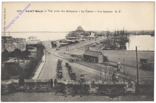 ak156768 Saint-Malo, Vue prise des Remparts