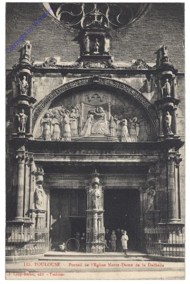 Toulouse, Portail de l'Eglise Notre-Dame de la Dalbade