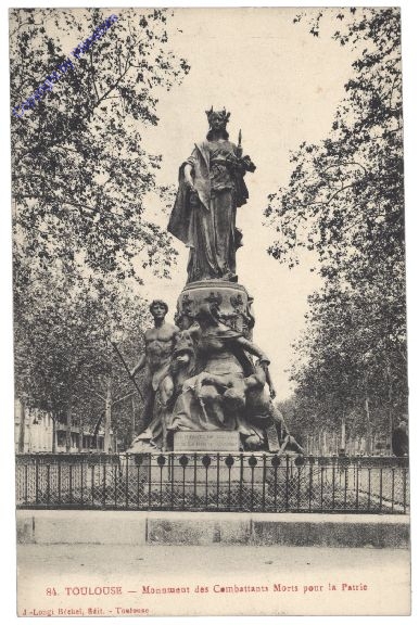Toulouse, Monument des combattants Morts pour la Patrie