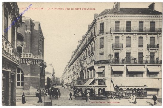 Toulouse, La Nouvelle Rue de Metz Prolonger