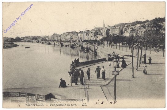 Trouville-sur-Mer, Vue generale du Port