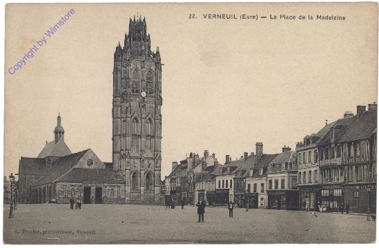 Verneuil-sur-Avre, La Place de la Madeleine
