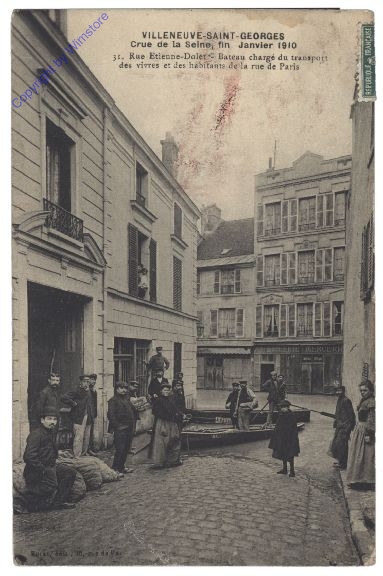 Villeneuve-Saint-Georges, Crue de la Seine