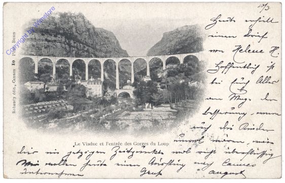 Allgemein, Le Viaduc et l'entree des Georges du Loup