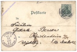 Allgemein, Gruss aus Elsass-Lothringen