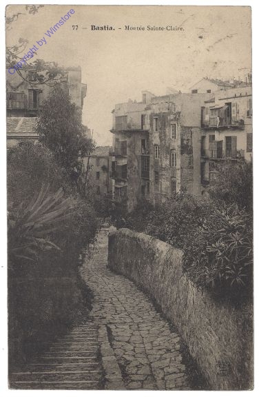 ak157033 Korsika, Bastia, Montee Sainte-Claire