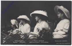 Prinzessinnen Sophie, Charlotte, Marie Adelhaid Großherzogin v. Luxemburg, Prinzessin Antonia