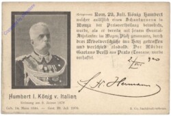 ak157083 Humbert I. König von Italien