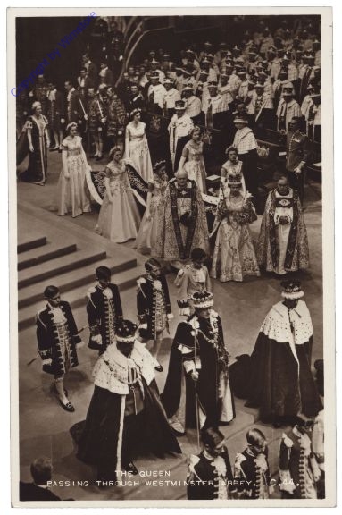 Queen Elizabeth II, Passing through Westminster Abbey