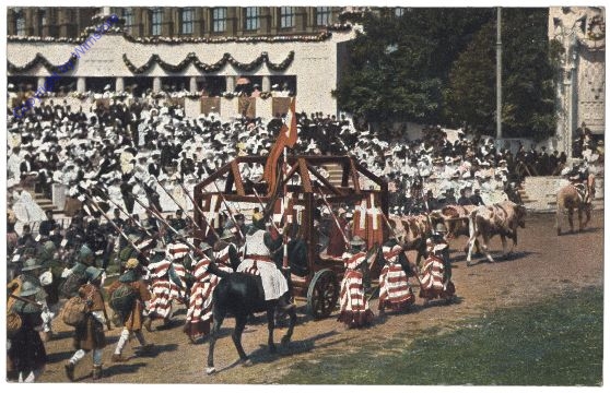 Nr 35: Zeit des Königs Albrecht I. Auszug von Wiener Bürgern zur Belagerung einer Raubritterburg