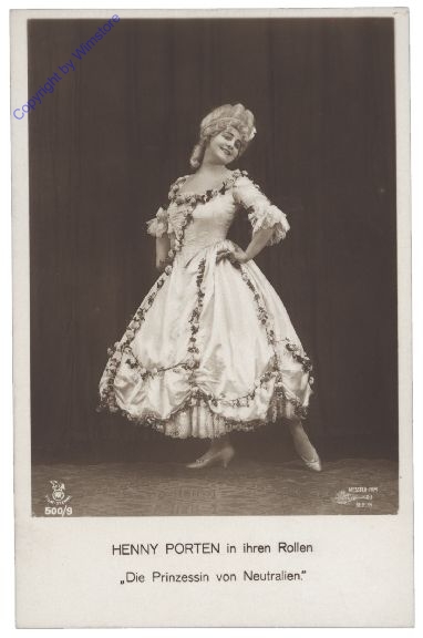 Porten Henny, 500/9, Die Prinzessin von Neutralien
