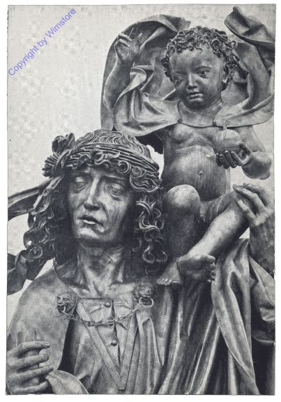 Christophorus vom Flügelaltar um 1495, Kefermarkt
