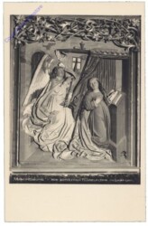 Verkündigung, vom gotischen Flügelaltar in Gampern