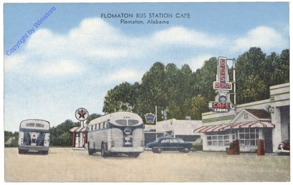 ak157503 Alabama: Flomaton, Flomaton Bus Station Cafe