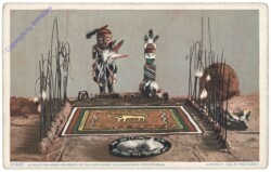 Arizona: Altar of the Snake Fraternity of the Hopi Indians