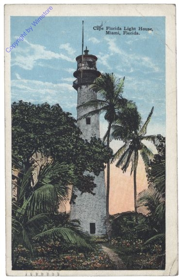 ak157524 Florida: Cape Florida Light House, Miami