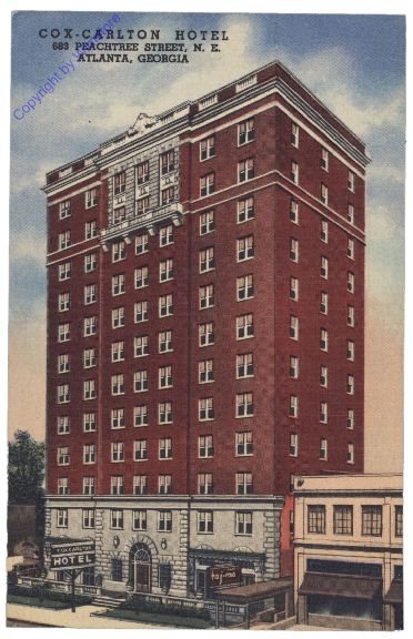 ak157533 Georgia: Cox-Carlton Hotel, Atlanta