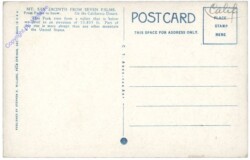 Kalifornien: Mt. San Jacinto from Seven Palms, near Palm Springs