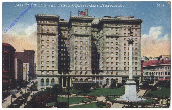 Kalifornien: Hotel St. Francis and Union Square, San Francisco