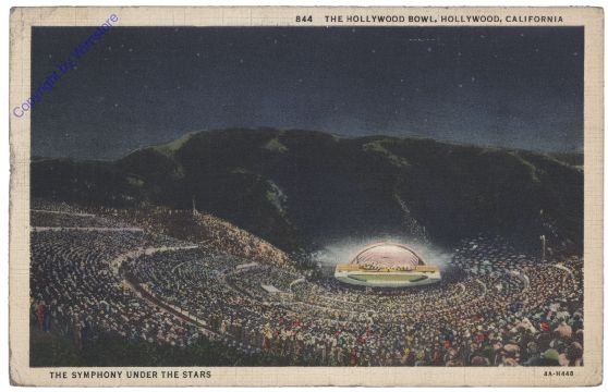 ak157585 Kalifornien: Symphony under the Stars, The Hollywood Bowl.