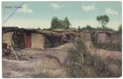 ak157590 Kalifornien: Indian houses