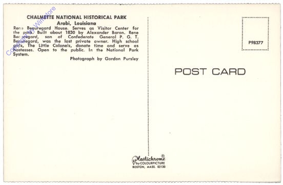 Louisiana: Arabi, Chalmette National Historical Park