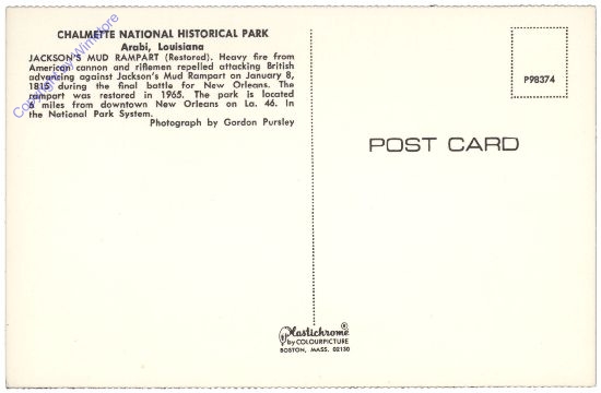 Louisiana: Arabi, Chalmette National Historical Park