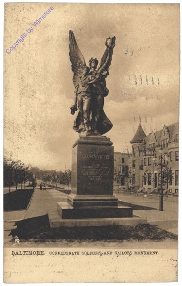 Maryland: Baltimore, Confederate Soldiers and Sailors Monument