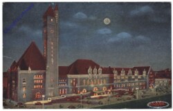 ak157640 Missouri: Union Station at Night