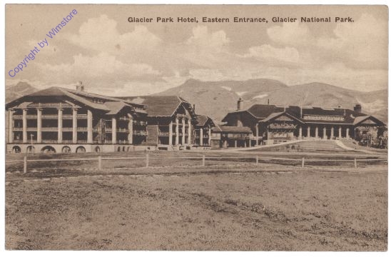 Montana: Glacier Park Hotel, Eastern Entrance, Glacier National Park