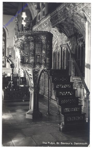 New Hampshire: The Pulpit, St. Saviour's, Dartmouth
