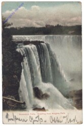 New York: Horseshoe Falls, Greeting from Niagara Falls