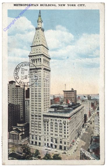New York: Metropolitan Building, NY City