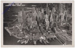 New York: Aerial View of Lower New York City