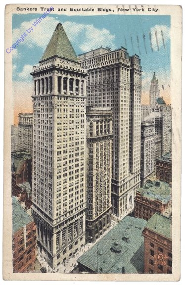 New York: Bankers Trust and Equitable Bldgs., NY City