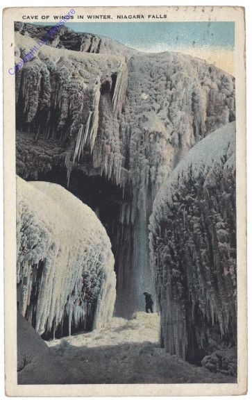 New York: Cave of Winds in Winter, Niagara Falls