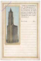 New York: The Cathedral of Commerce, Woolworth Building