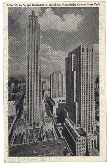 New York: R.C.A. and International Buildings, Rockefeller Center