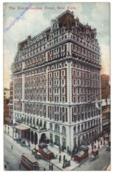 ak157696 New York: The Knickerbocker Hotel