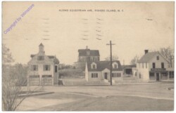 New York: Along Equestrian Ave., Fishers Island