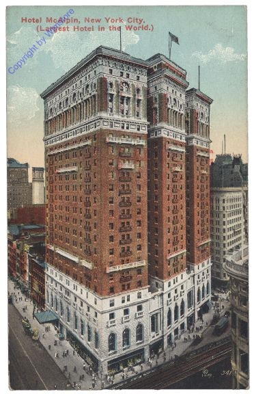 New York: hotel McAlpin, NY City