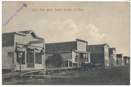 North Dakota: East Side Main Street, Oriska